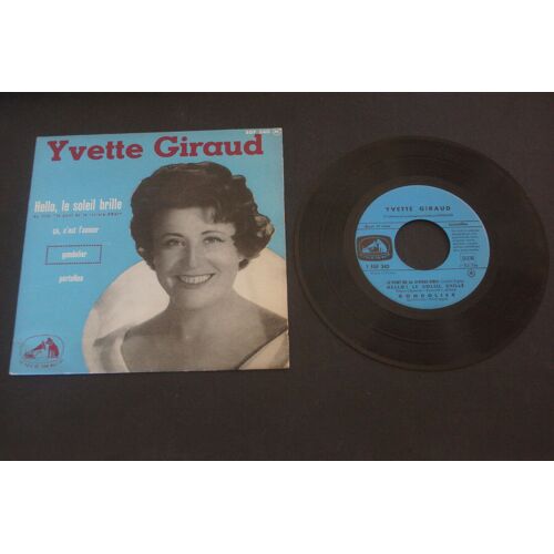 Yvette Giraud Hello Le Soleil Brille ( Film Le Pont De La Riviere Kwai) Ep 1958