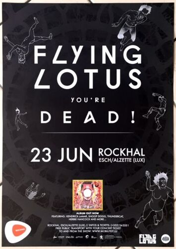 Flying Lotus - You're Dead - Affiche Musique / Concert / Poster