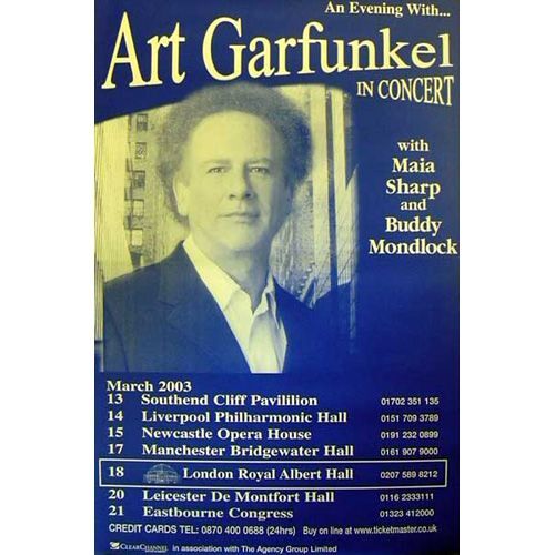 Art Garfunkel - 2003 - Affiche / Poster Envoi En Tube