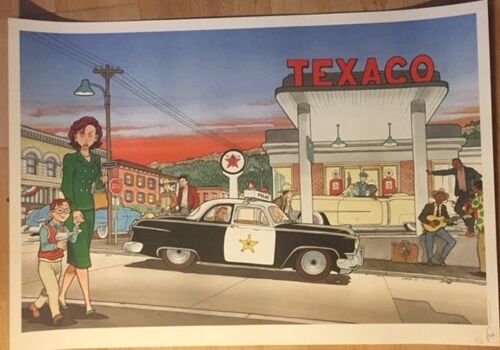 Simon - Chauvel - Le Poisson Clown Signé N°/S 444ex - Affiche / Poster Envoi En Tube