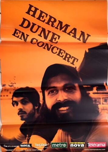 Herman Dune -  - Affiche / Poster Envoi En Tube