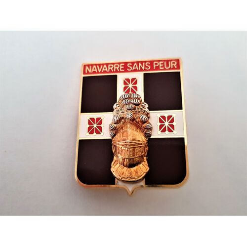 Militaria Insigne Ri 5ème Régiment D'infanterie ( Navarre Sans Peur ) / Arthus Bertrand Pour Les Editions Atlas
