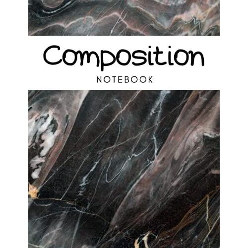Composition Notebook: Wide Ruled Paper Notebook Journal | Pretty Marble Designs | Click On Author Name For Different Design Styles | Blank Wide Lined Workbook For Girls Boys Kids Teens Students