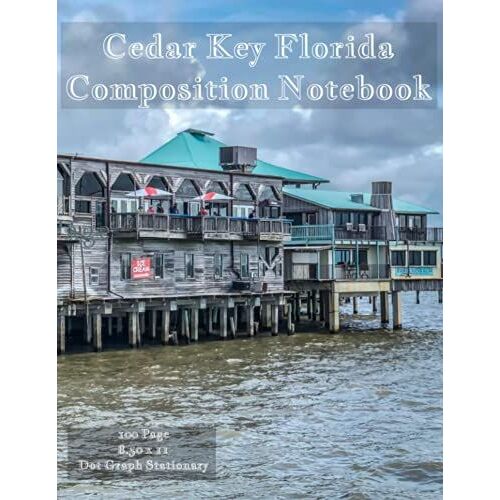 Cedar Key 8.5x11 Dot Graph Composition Notebook