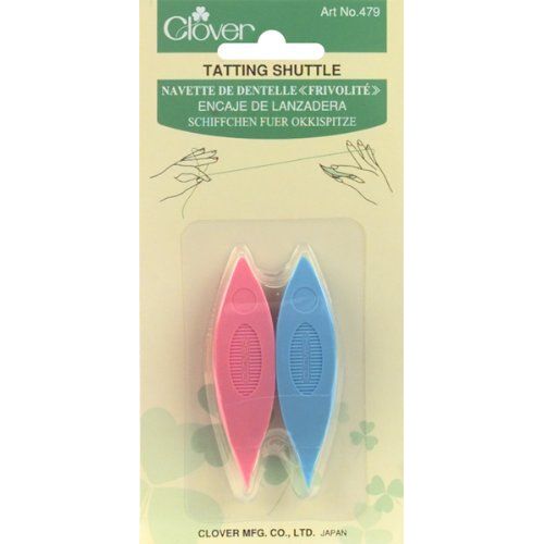 Plastique Frivolité Navettes-2/Pkg Couleurs Varient