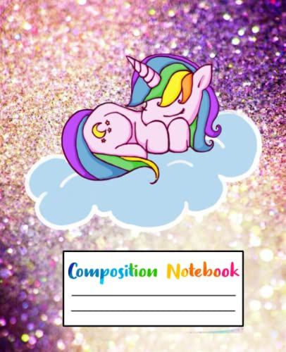 Composition Notebook: Pink Unicorn Notebook