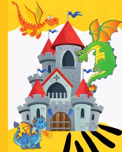 My Castle Drawing And Writing Notebook: Cute Children's Castle-Themed Drawing And Writing Notebook - Grades K-2 - Dashed Midline - 100 Pages