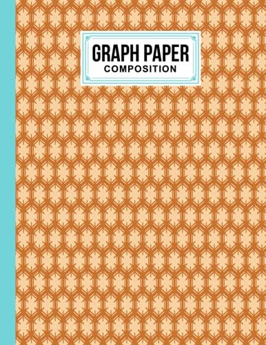 Graph Paper Composition Notebook: Hexagons Cover | Grid Paper Notebook, Quad Ruled, 100 Sheets, Size 8.5" X 11" By David Garcia