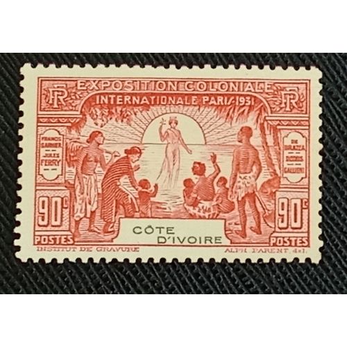 Timbre Cote D'Ivoire Y T 86 Exposition Coloniale, Peuples Des Colonies Françaises 1931 ( 021009 )