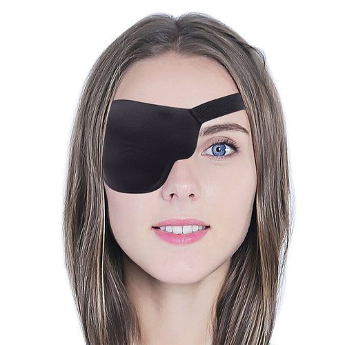 Patch Pour Les Yeux Concaves,Unisexe,Ajustable,Costume De Cosplay Pirate Pour Enfants,Patch Pour Les Yeux,Lavable,Noir - Type Right