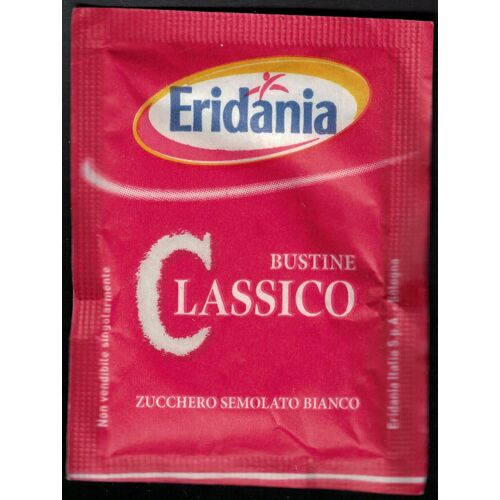 Italie Sachet Sucre Sugar Eridania Bustine Classico