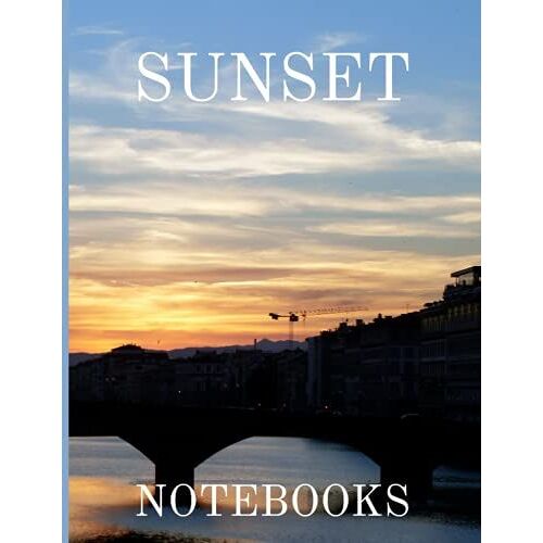 Sunset Notebook: 100 Page Notebook, For All Ages