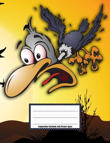 Composition Notebook With Picture Space: 100 Pages 8.5x11 With Dotted Lines And Drawing Area - Composition Notebook Primary Journal Top Half Blank (K-2, Elementary, Homeschool Supplies)