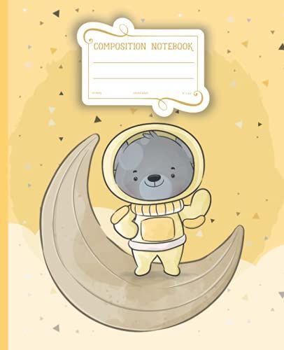 Composition Notebook: Young Children's Creative Picture Story Book Tablet Primary Composition Notebook Kindergarten Draw And Write Grades K-2 Spaceships Planet Astronaut For Boys
