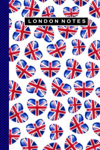 London Notes: White Story Lined Paper Writing Journals Notebook Note & Daily Diary Work Book To Do Lists Blank Interior Pages Journal - An Pretty Uk ... Girls Kids Adults Perfect Gift For Travelers
