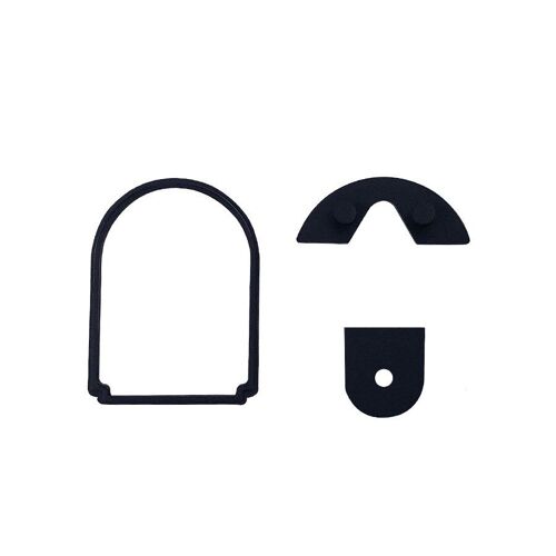 1 jeu de coussinets en Silicone imperméables pour Xiaomi Mijia M365 /M365 Pro Kick accessoires de remplacement de Scooter électrique noir