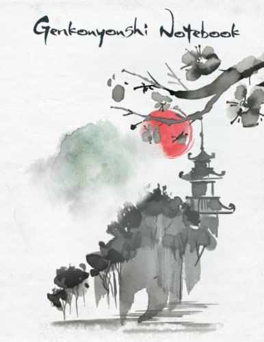Genkouyoushi Notebook: Japanese Kanji Practice Notebook, (8.5 X 11 In), 100 Pages: Genkouyoushi Notebook For Japanese Kanji Characters And Kana Scripts