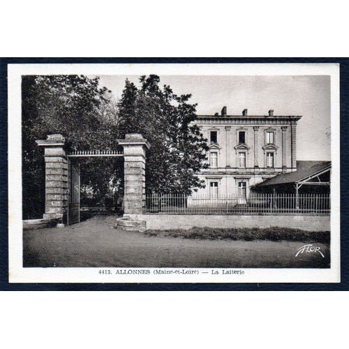 Carte Postale Ancienne, France, Maine Et Loire ( 49 ), Allonnes, La Laiterie