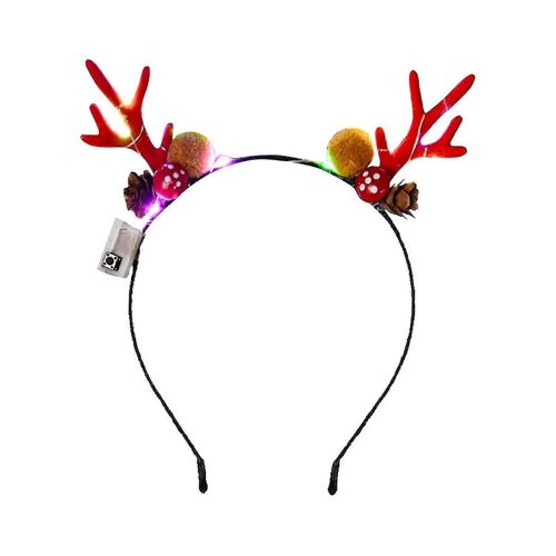 Mignon Bois Lumineux Bandeau Avec Led Lumière BandeAu Pour Enfants Aldult Décorations de Noël Bandeau Coiffure Coiffure Accessoires