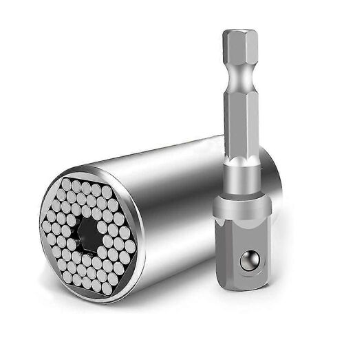 Clé à douille universelle (7 - 19 mm) - Gadgets pour hommes, Ensemble d'écrou universel multifonctionnel, Cadeau de fête des pères, Cadeau d'outil pour hommes, Amateurs de bricolage, Papa