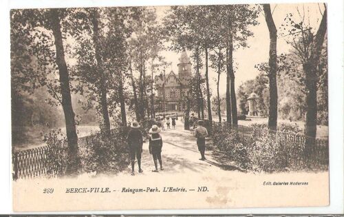 Berck Ville Reingam Park L'entrée En 1922