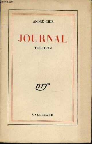 Journal 1939-1942.