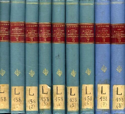 Etudes Sur La Litterature Contemporaine, 10 Tomes