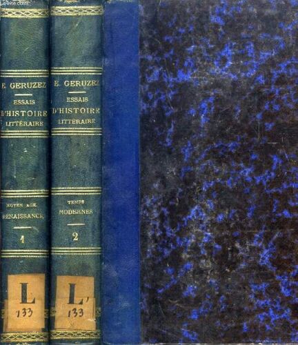 Essais D'histoire Litteraire, 2 Tomes (Series)