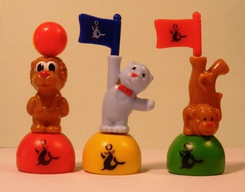 Figurines "Lidl / Choco Hopper" (2010) Sweet Carousel, Lot De 3 (N° 1,2 Et 6)