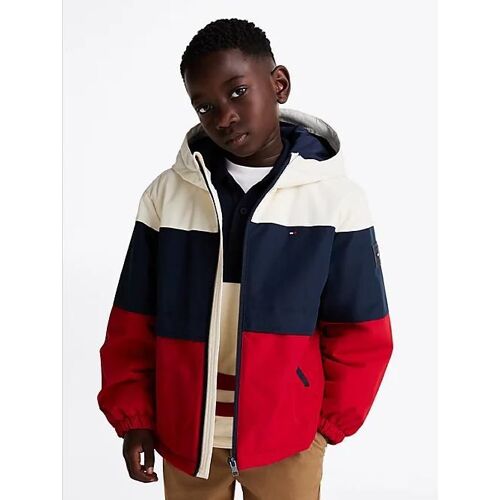 Veste Rembourrée Colour-Block À Capuche