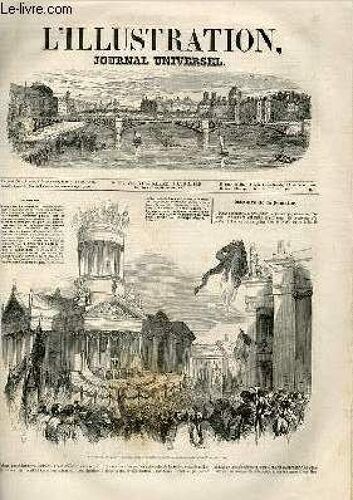 L'illustration Journal Universel N° 267 - Histoire De La Semaine. Service Funèbre Pour Les Victimes De La Révolution De Berliny Dans La Nouvelle Église (Neuen Kir Che). ¿ Principales Mesures ...