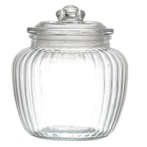 Bocal À Biscuits Rond "Verre" 60cl Transparent