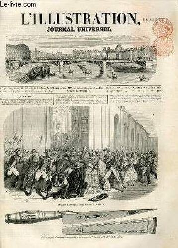 L'illustration Journal Universel N° 468-Histoire De La Semaine. ¿ Documents Historiques D'après Le Journal Officiel.¿Gourrier De Paris. ¿ Origines Et Traditions Nationales De La France ...