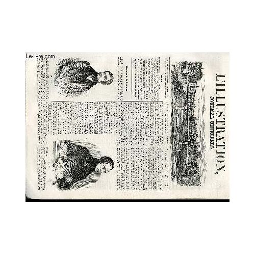 L'illustration Journal Universel N° 48 - Histoire De La Semaine. Portraits De Mm. Thiers Et Guizot. -Théâtres. Le Ménage Parisien; Marjolaine; Paris B'oqué. -Courrier De Paris. Un Dîner De ...
