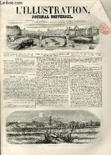L'illustration Journal Universel N° 418-Histoire De La Semaine. ¿ Voyage À Travers Les Journaux. ¿ Courrier De Faris. ¿ Le 1er Mars En Algérie. ¿ Chronique Musicale. ¿ Aventures D'un Peintre ...