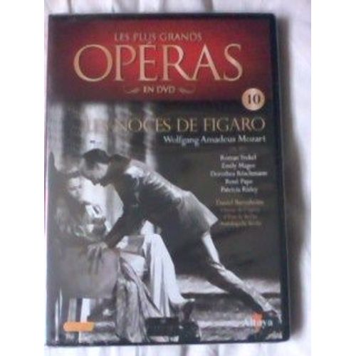 Les Plus Grands Opéras En Dvd : Les Noces De Figaro De Wolfgang Amadeus Mozart