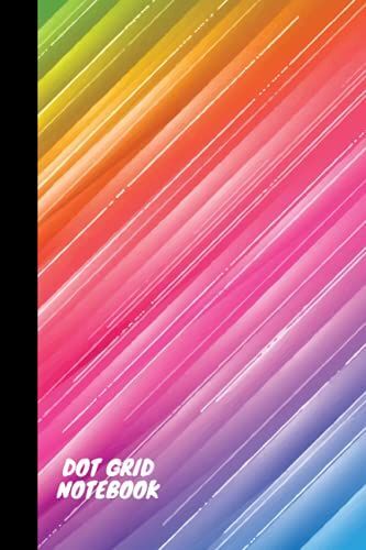 Dot Grid Notebook: Colorful Abstract Design - Dotted Grid Notebook Journal, Matte Finish, Medium (6" X 9"), Small Dots, 120 Dotted Pages