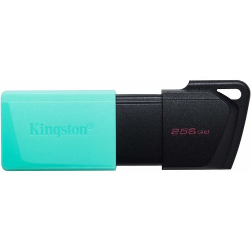 Kingston Datatraveler Exodia M Clé Usb 3.2 Gen 1 Dtxm/256Gb- Avec Capuchon Mobile (Noir + Turquo )[Q101]