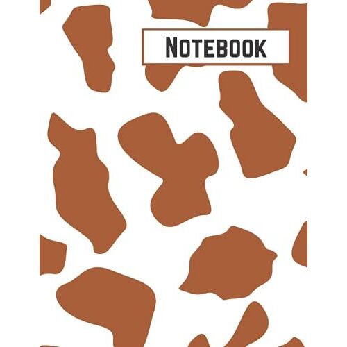 Notebook: Leopard Print Lined Journal, College Ruled Paper 120 Pages 8.5x11 Inches Composition Notebook
