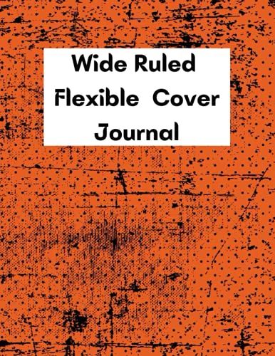 Wide Ruled Flexible Cover Journal: Acid-Free Paper Flexible Cover Journal / Journal Calendar Planner 2021-2022
