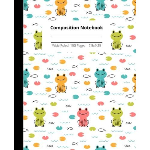 Composition Notebook: Wide Ruled 150 Pages: Notebook For Students Or Teachers