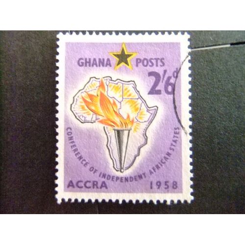 Ghana 1958 Conferencia De Estados Independientes De Africa Yvert 24 Fu