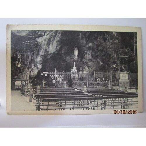 Cpa 65 Lourdes La Grotte Miraculeuse - Voyagée
