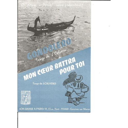 Tango Gondolero / Mon Coeur Battra Pour Toi