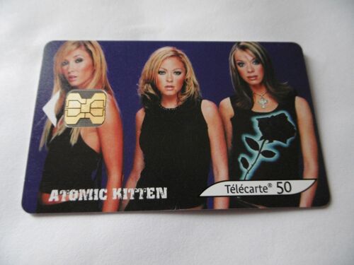 Carte Téléphone - Atomic Kitten - 50 U - 08/02 - 800 000ex - Ob1