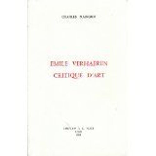 Émile Verhaeren Critique D'art