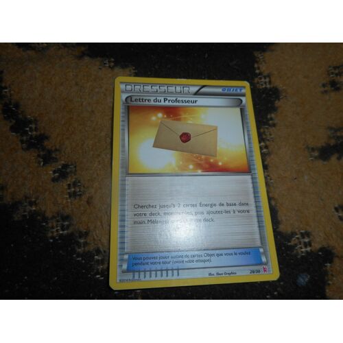 Pokemon / Dresseur / Objet / Lettre Du Professeur / 28 30