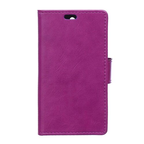 Etui type portefeuille violet pour Asus ZenFone Selfie rabat latéral articulé fo