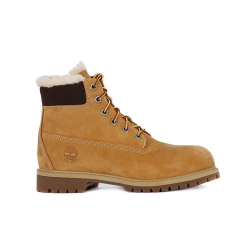 Timberland Boots 6 Inch Premium Sherling Boo A1bei Wheat Nubuck
