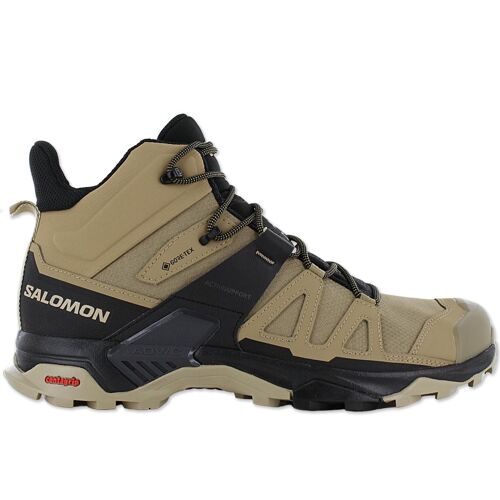Salomon X Ultra 4 Mid Gtx Gorestex Chaussures De Randonnée Marche Trekking Beige 412941